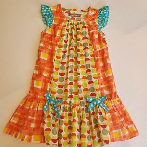 Jelly the Pug Orange Frock Dress